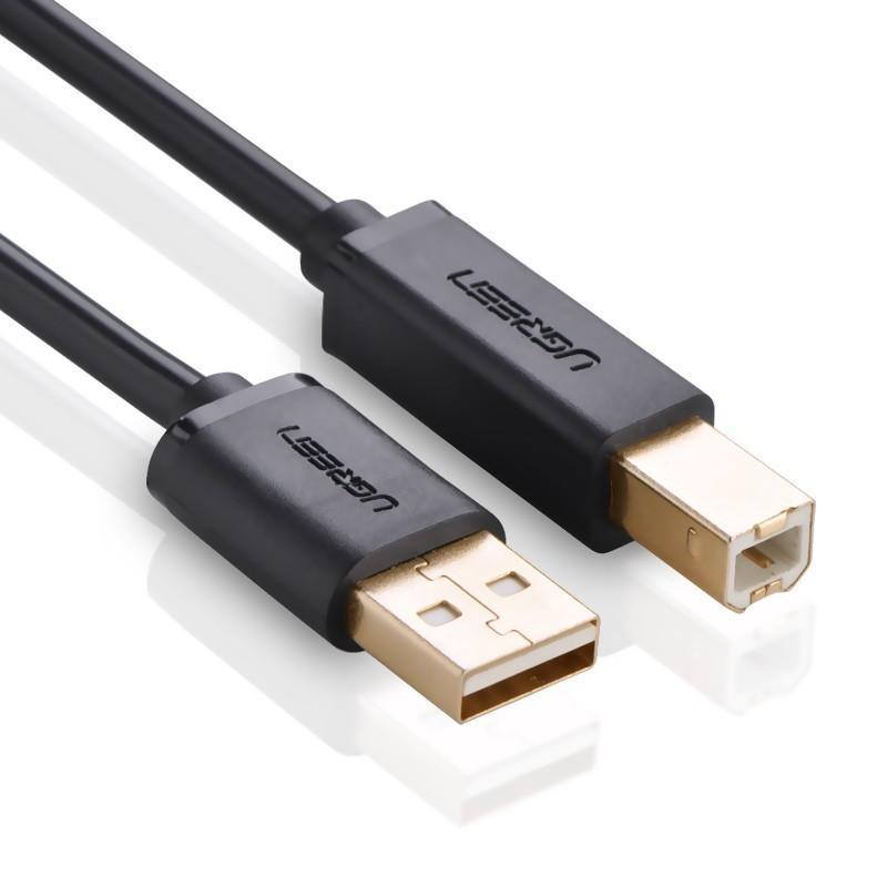 [US135-10351] UGREEN USB 2.0 AM to BM Print Cable 3m (Black)
