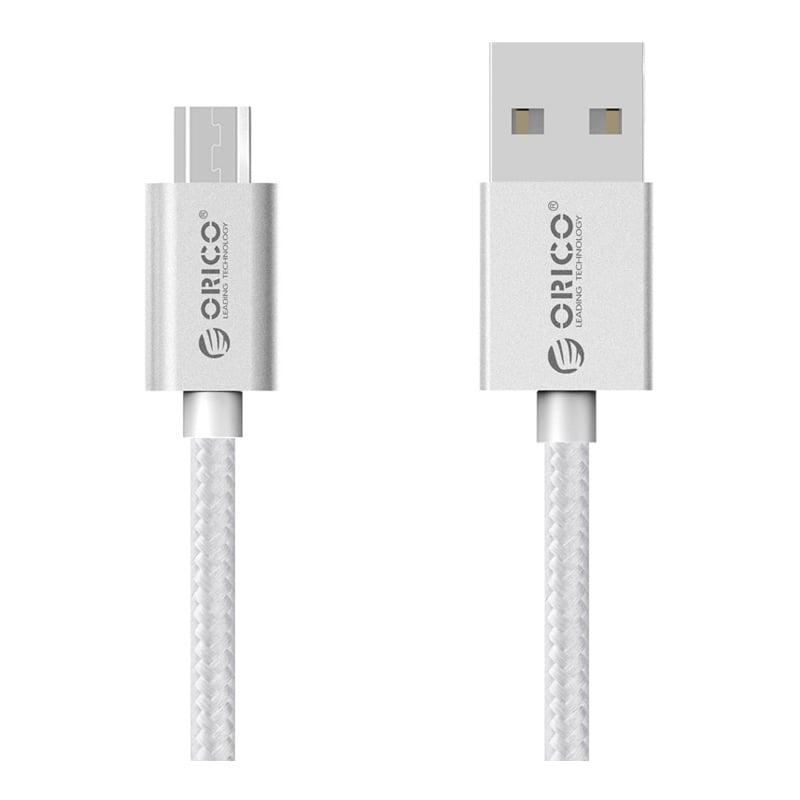 [N301-10-SV-PRO] ORICO Micro USB ChargeSync Cable Silver 1M