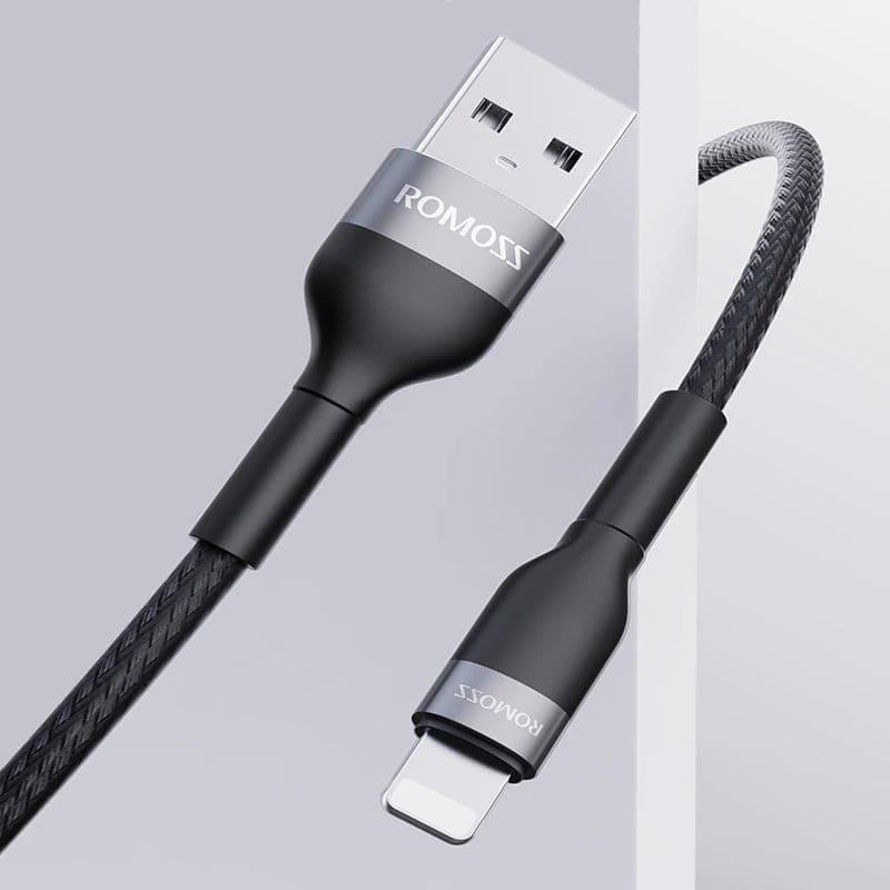 [CB12B-61-G23] Romoss USB to Lightning 1m Cable Black 