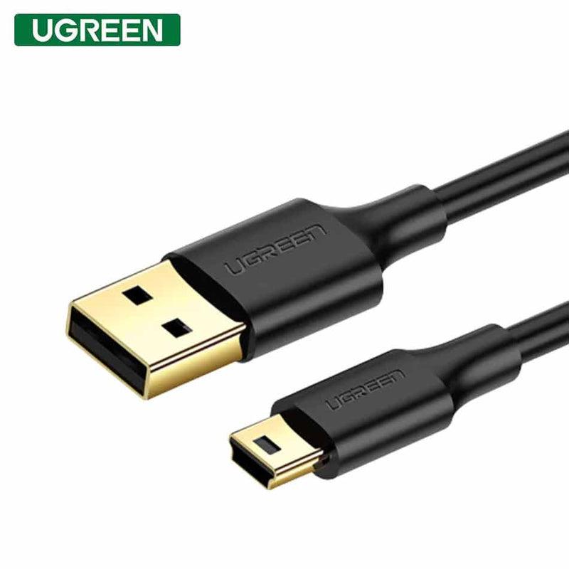 [US132-10355] UGREEN USB 2.0 A Male to Mini 5 Pin Male Cable 1m (Black)