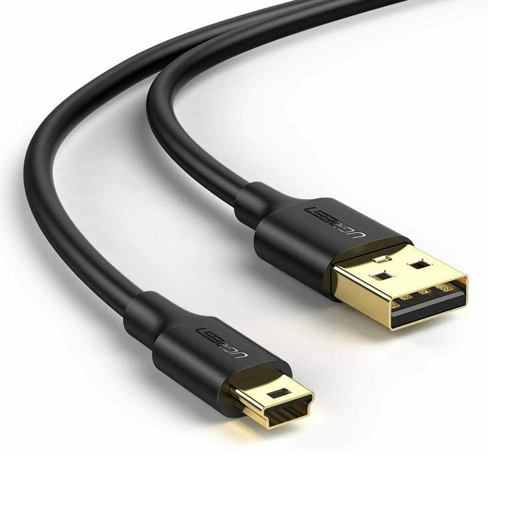 [US132-30472] UGREEN USB 2.0 A Male to Mini 5 Pin Male Cable 2m (Black)