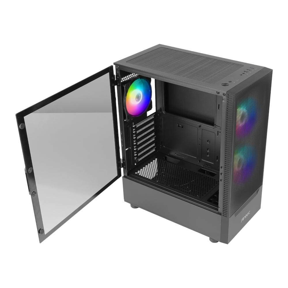 [NX410_V2] Antec NX410 V2 ATX | Micro-ATX | ITX ARGB Mid-Tower Gaming Chassis - Black