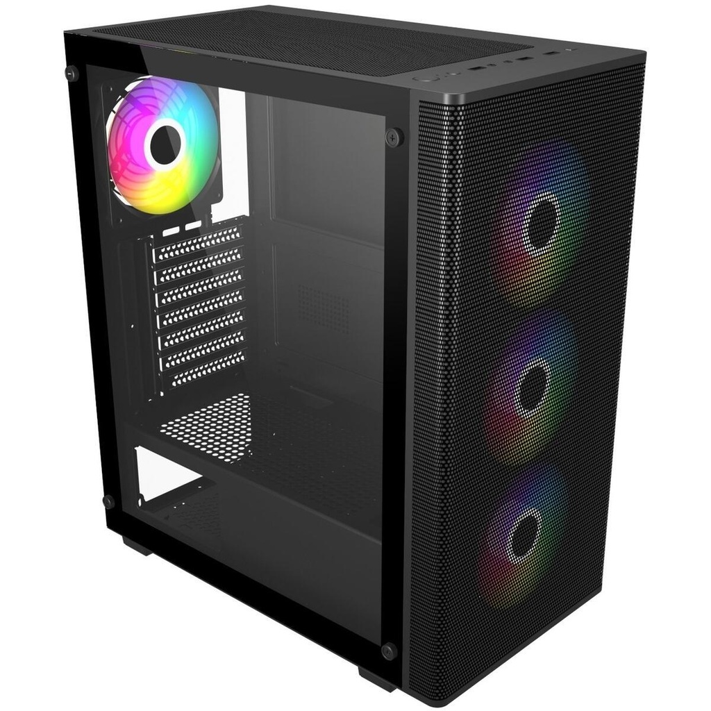 [M220-BA] FSP M220 ATX Mid Tower Gaming Chassis - Black