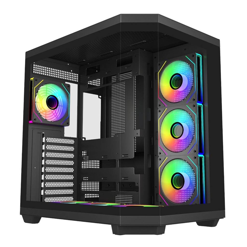 [U580-BA] FSP U580 ATX Ultra Tower Gaming Chassis - Black