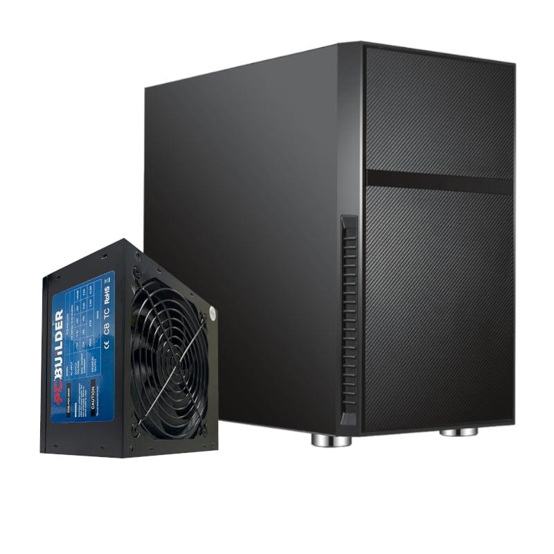 [PCB-CH-BLACKBOX] PCBuilder Black Box Micro-ATX Chassis + 300W PSU