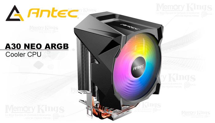 Antec A30 NEO PRO 92mm ARGB Air CPU Cooler 