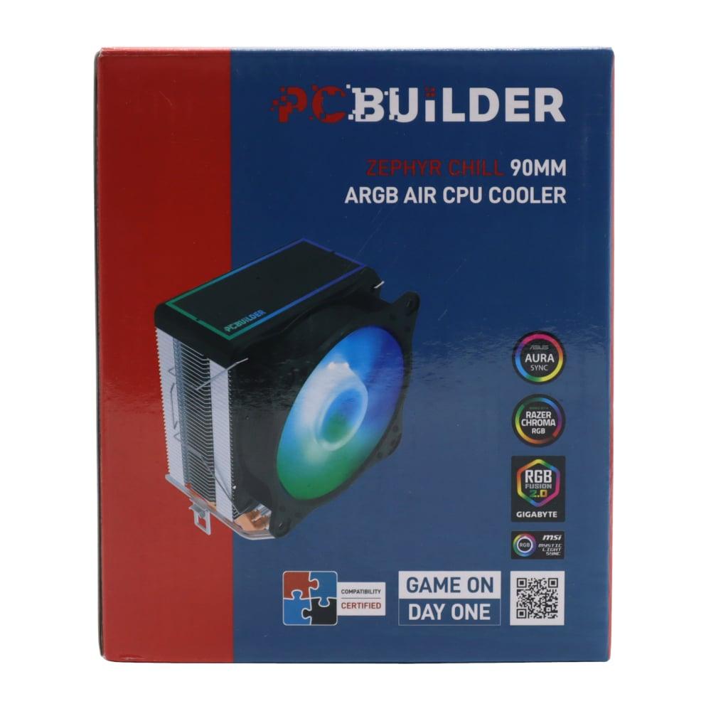 [PCB-CA-ZEPHYR-C90] PCBuilder Zephyr Chill 90MM ARGB AIR CPU Cooler