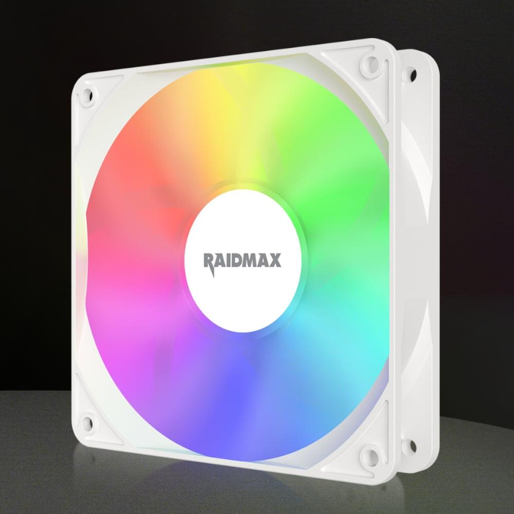 [NVX120FWDC4] Raidmax NVX120FWDC4 120mm 3pin ARGB 4in1 Fan - White