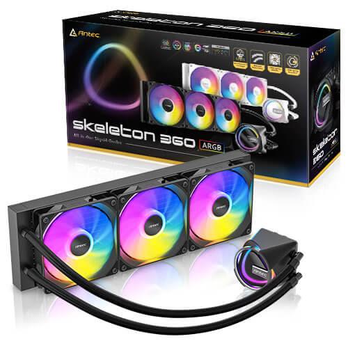 [SKELETON_360_ARGB] Antec Skeleton 360 ARGB CPU Liquid Cooler Black