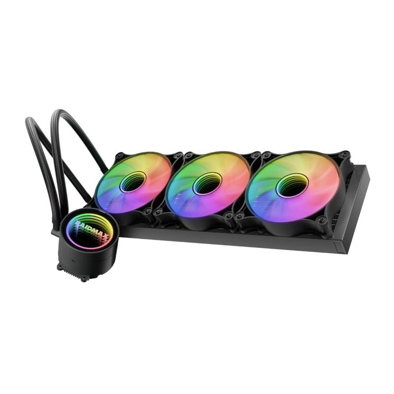 [LS360BK_ARGB] Raidmax Infinita 360mm ARGB Liquid CPU Cooler - Black