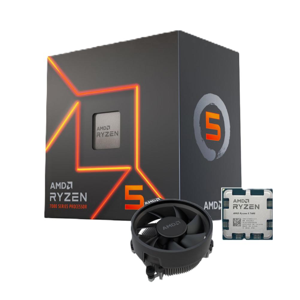 [100-100001015BOX] AMD RYZEN 5 7600 6-Core 3.8GHz AM5 CPU 