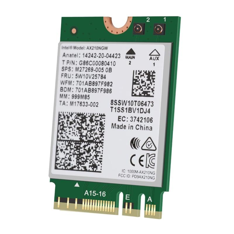 [AX210NGW] Intel AX210 M.2 Wifi Card Module (VM23/ VM27/ DK310/ F106D/ F108D/ DM6/ D612/ DF612/ D613/ DF613)