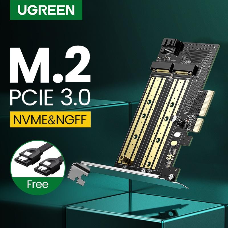 [CM302-70504] UGREEN M.2 M-Key+M.2 B-Key to PCI-E 3.0 × 4 Expansion Card