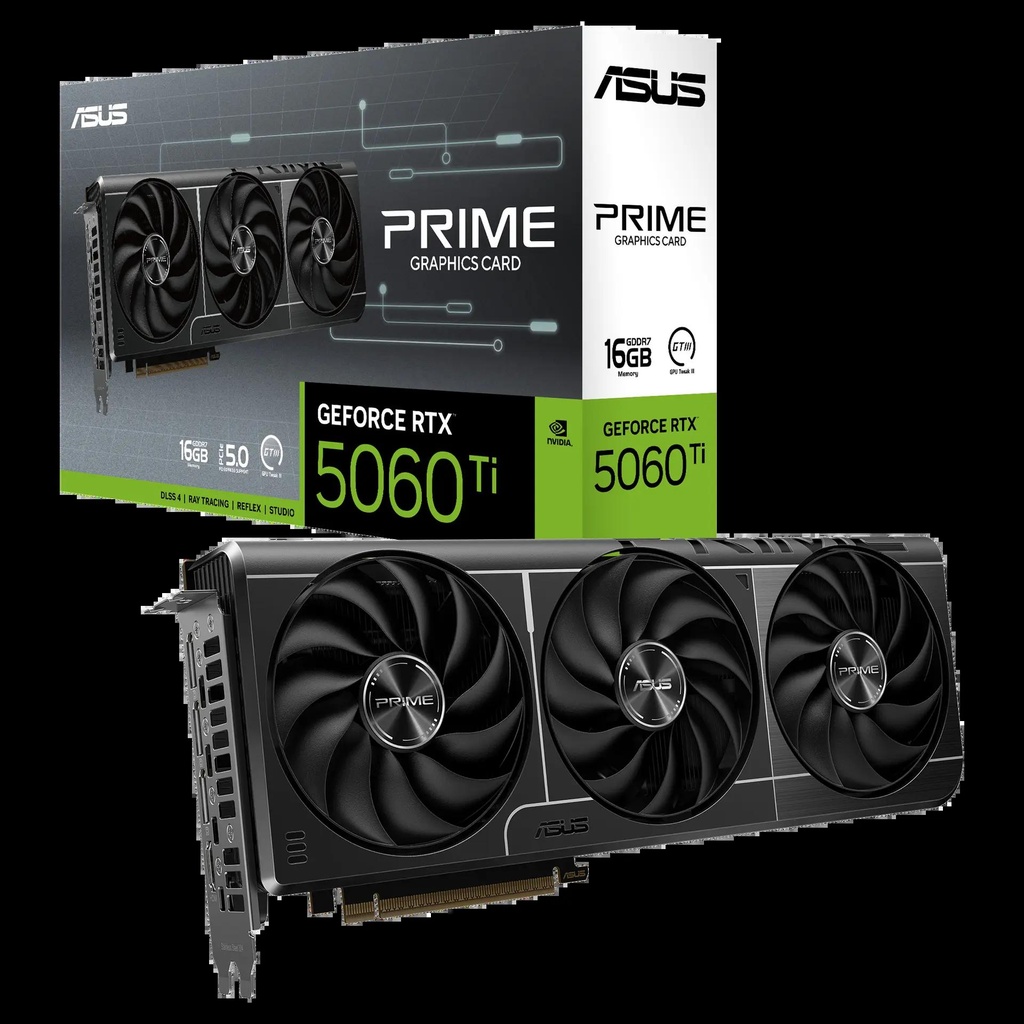[PRIME-RTX5060TI-16G] ASUS Nvidia GeForce RTX 5060Ti PRIME 16G Graphics Card