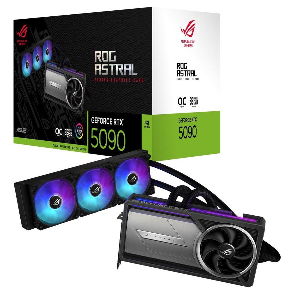 ASUS Nvidia Geforce RTX 5090 ROG ASTRAL Liquid OC 32GB GDDR7 Graphics Card