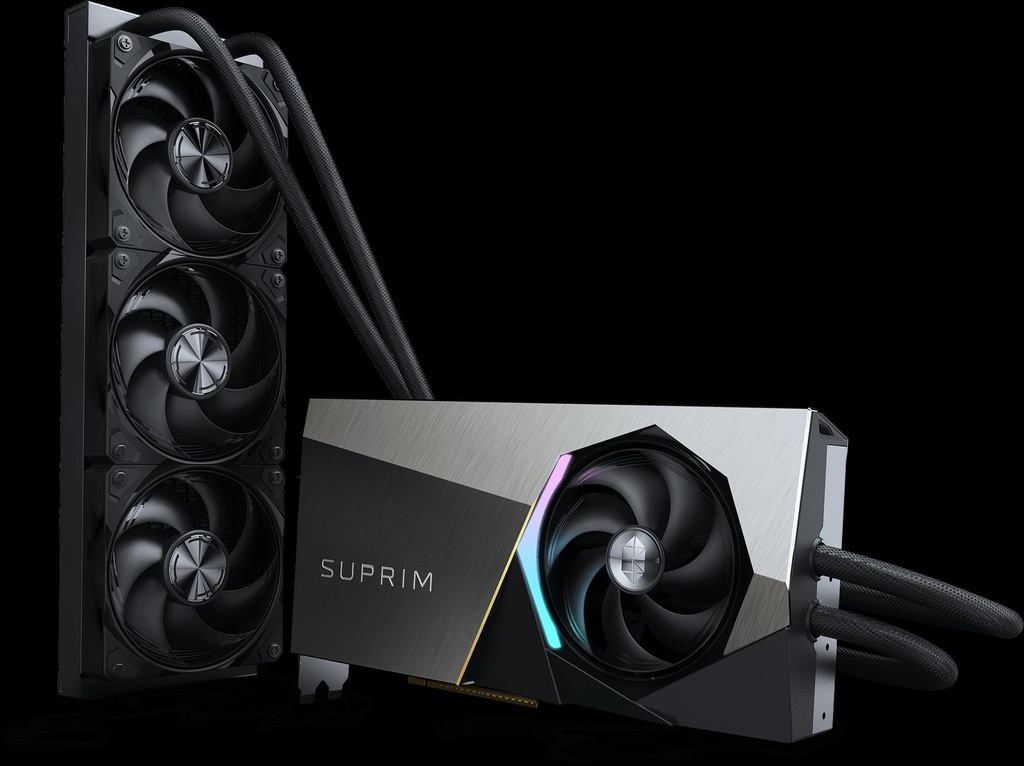 [RTX5090SUPRIMLIQUIDSOC32G] MSI Nvidia GeForce RTX 5090 SUPRIM LIQUID SOC 32GB GDDR7 Graphics Card 