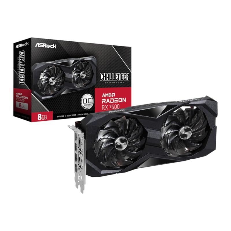 [RX7600Challenger8GOC] ASRock Radeon RX7600 Challenger 8G OC GDDR6 128-BIT Graphics Card