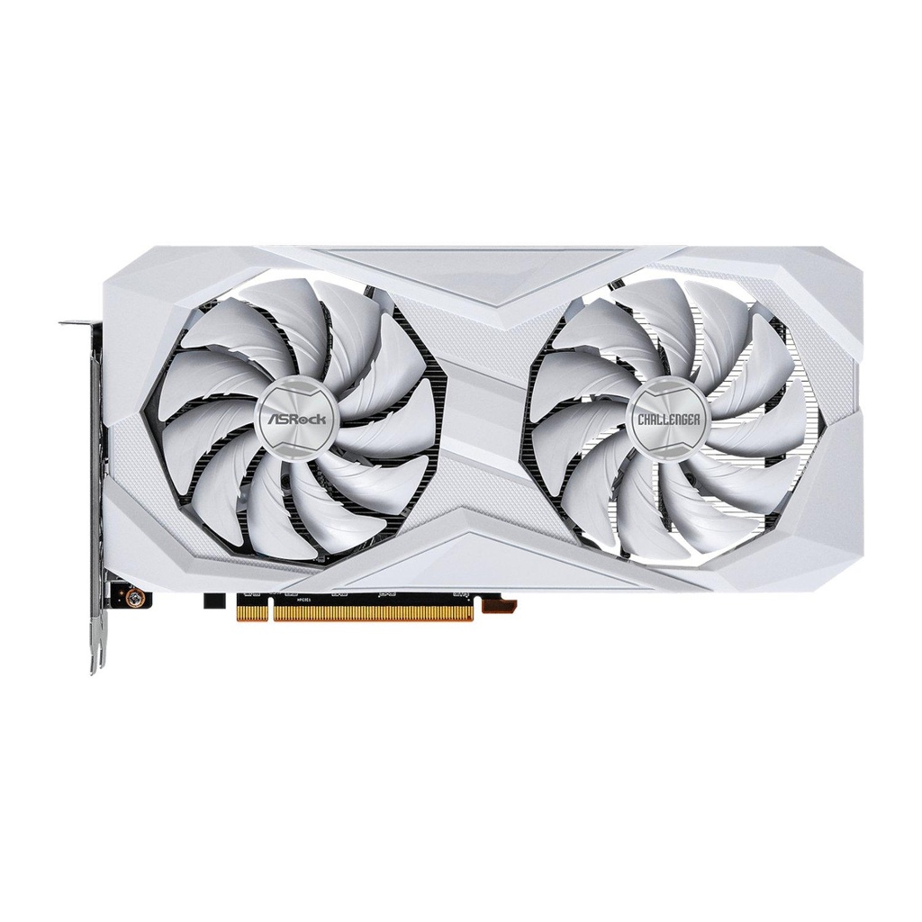 [RX6600ChallengerW8G] ASRock Radeon RX6600 Challenger D 8G GDDR6 128-BIT Graphics Card White