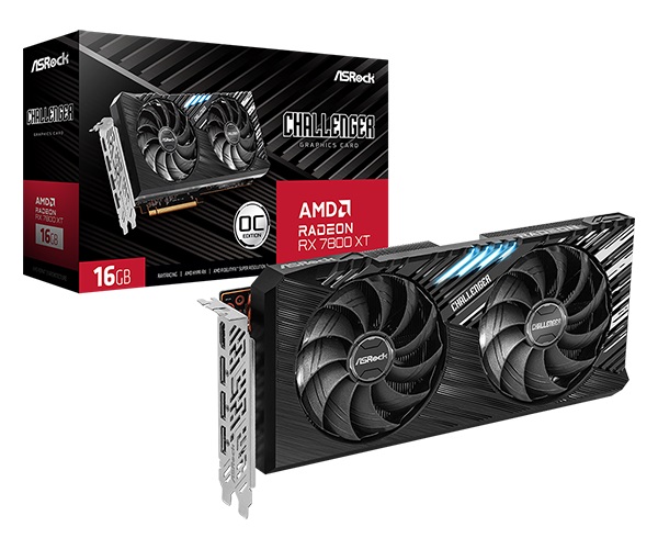 [RX7800XTChallenger16GOC] ASRock Radeon RX7800XT Challenger 16G OC 256-BIT Graphics Card