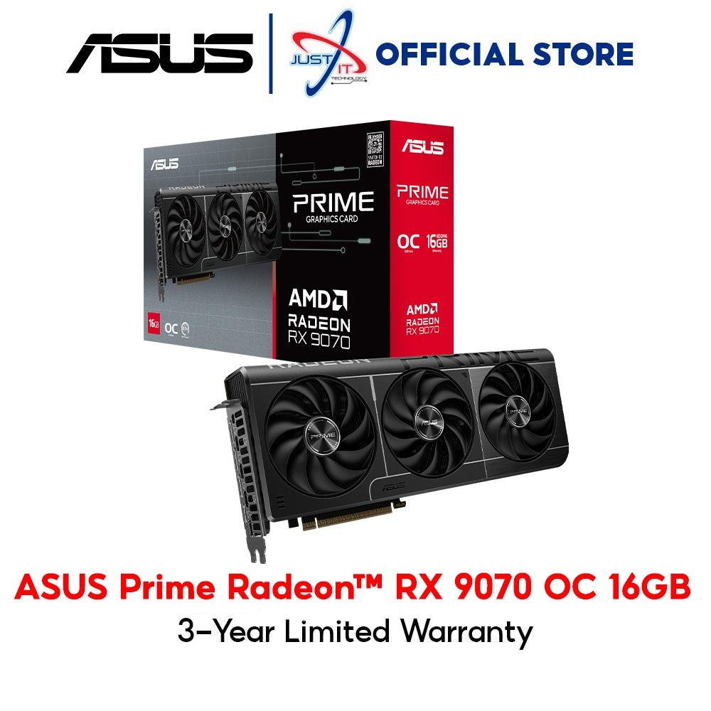 [PRIME-RX9070-O16G] ASUS Radeon RX9070 PRIME 16GB OC Graphics Card