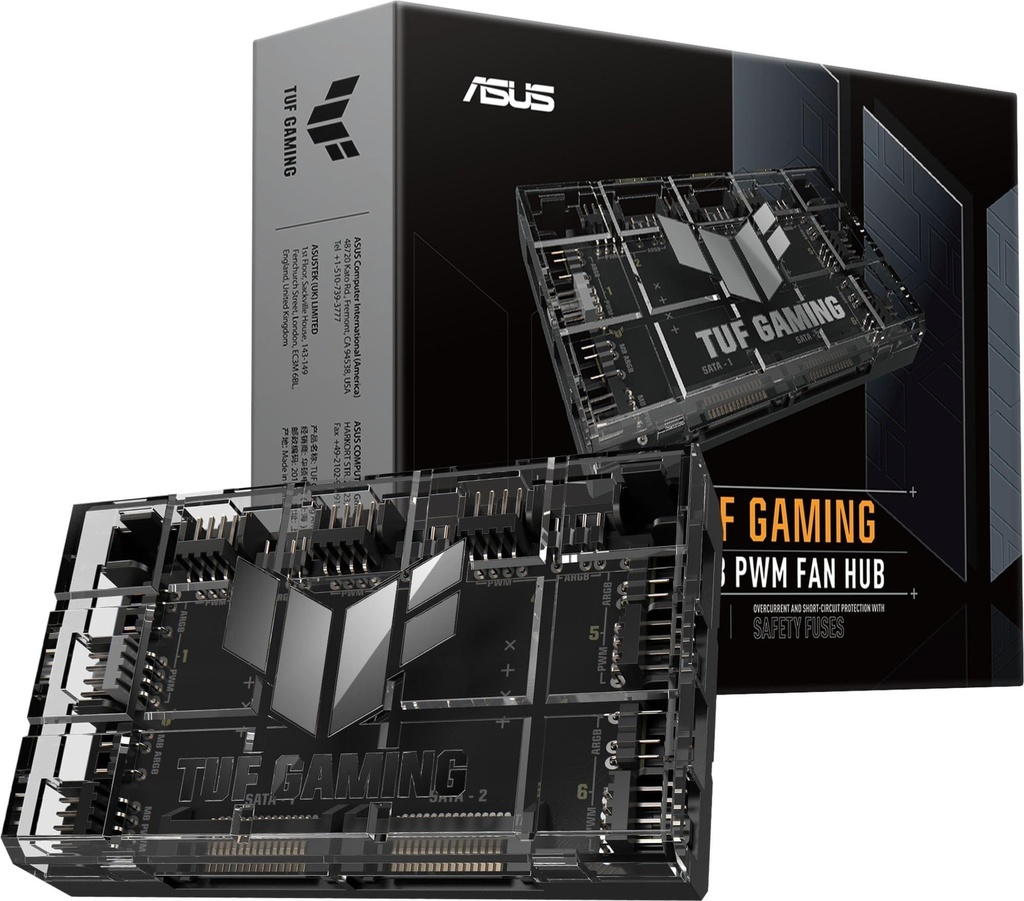 [TUFGAMINGARGBPWMFANHUB] ASUS TUF GAMING ARGB 6 Port PWM Fan Hub