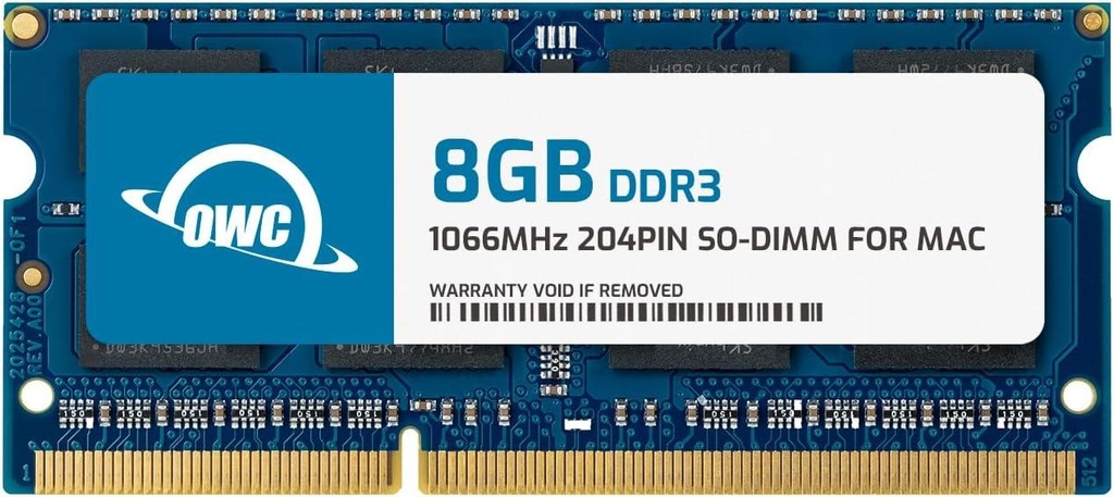 [OWC8566DDR3S8GB] OWC Mac 8GB 1066Mhz DDR3 SODIMM Memory 