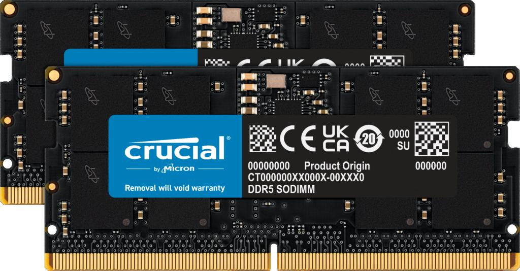 [CT2K16G56C46U5] Crucial 32GB Kit (2x16GB) 5600Mhz DDR5 Desktop Memory