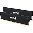 [CP2K32G64C40U5B] Crucial Pro Overclocking 64GB Kit (2x32GB) 6400Mhz DDR5 Desktop Memory Black