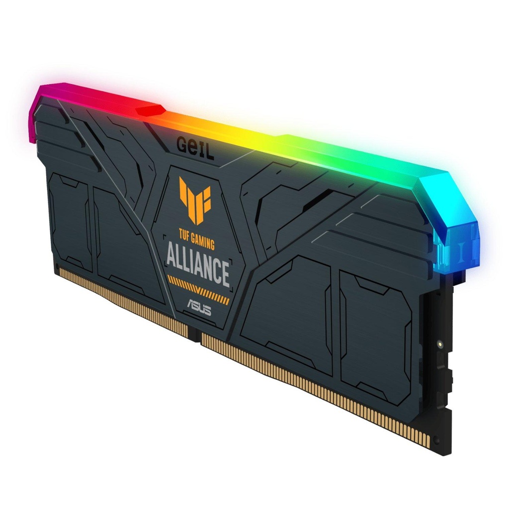 [GAMST532GB6000C38BDC] Geil Gemini TUF RGB 32GB KIT(2X16GB) 6000MHz DDR5 Desktop Gaming Memory - Grey