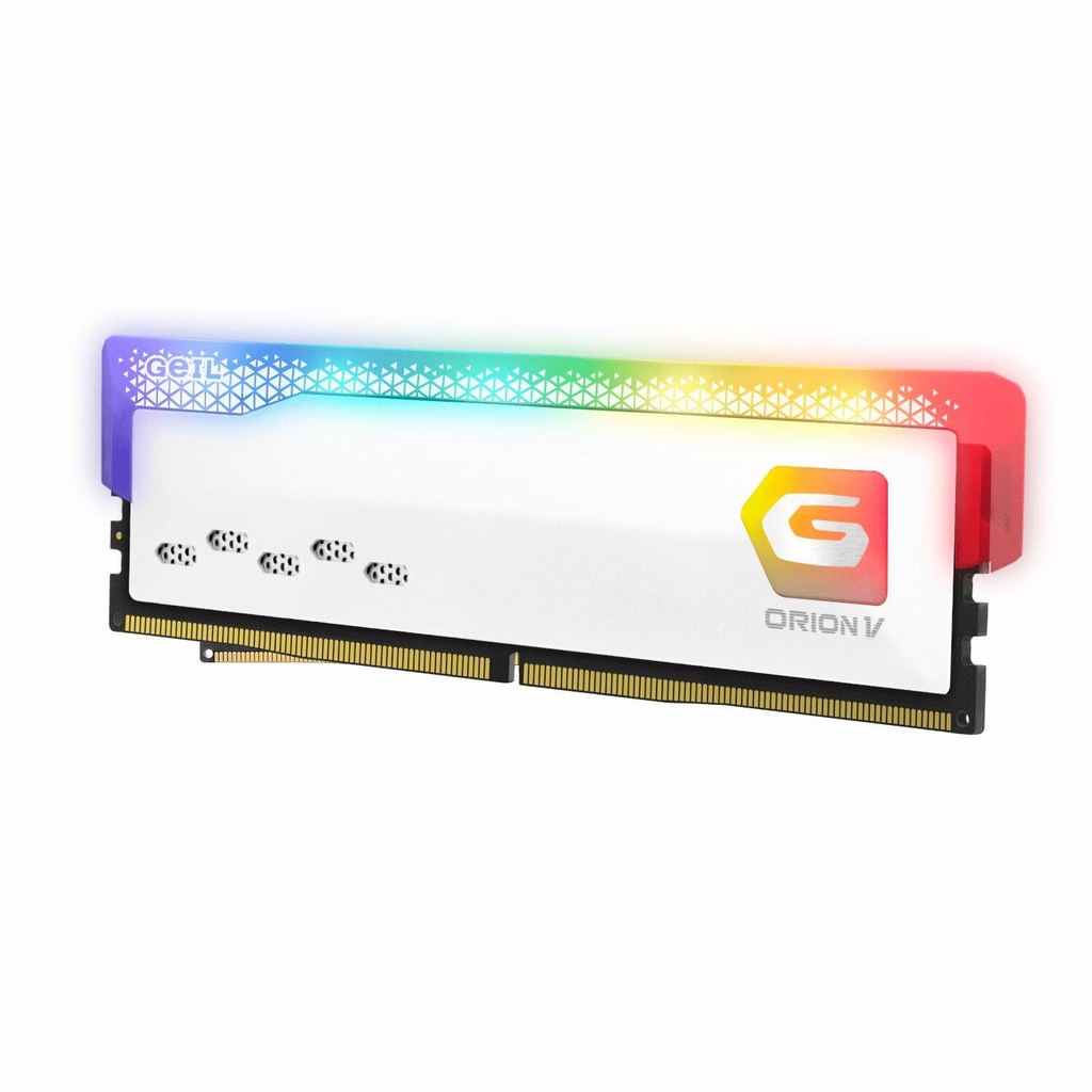 [GAVSW516GB6000C38BSC] Geil Orion RGB 16GB 6000MHz DDR5 Desktop Gaming Memory - White