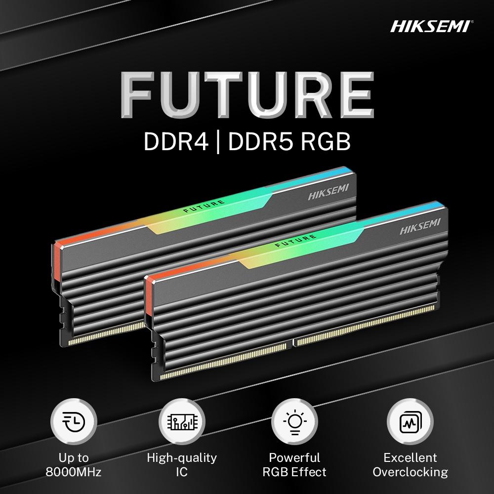 [HSC532U60C5-16G2] Hiksemi Future RGB 32GB KIT (2X16GB) 6000MHz DDR5 Desktop Gaming Memory
