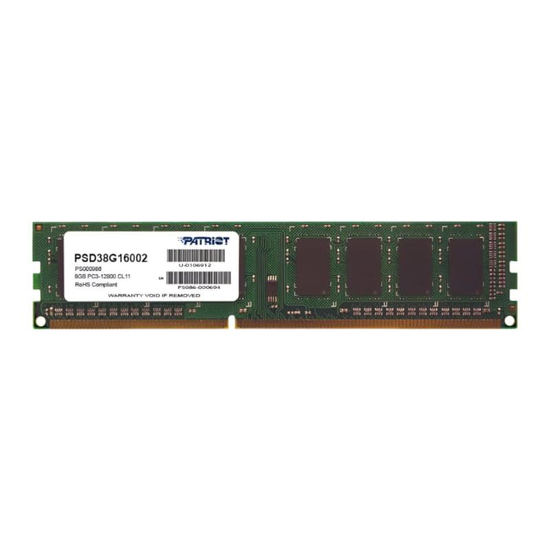 [PSD38G16002] Patriot Signature Line 8GB 1600MHz DDR3 Single Rank Desktop Memory 
