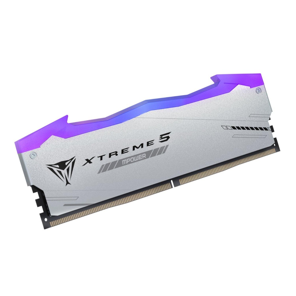 [PVXR532G60C30KM] Patriot Viper Xtreme 5 MPOWER 32GB(2x16GB) 6000MHz DDR5 Desktop Gaming Memory Silver RGB