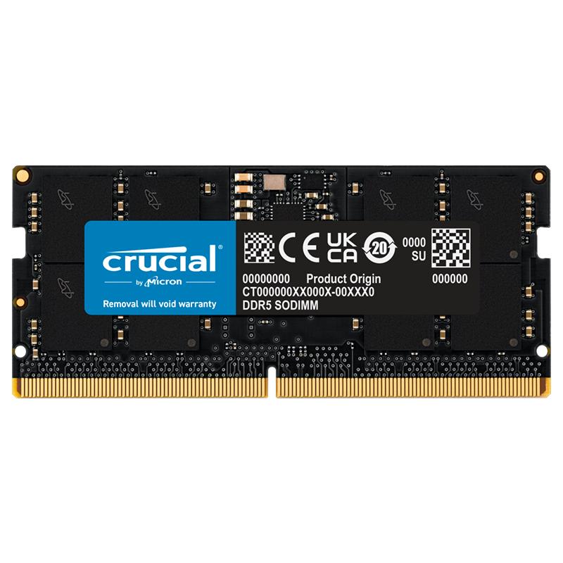[CT16G56C46S5] Crucial 16GB 5600MHz DDR5 SODIMM Notebook Memory 