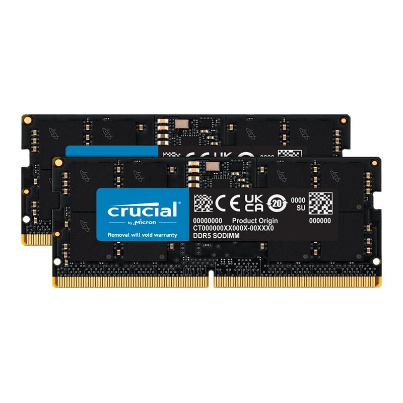 [CT32G48C40S5] Crucial 32GB 4800MHz DDR5 SODIMM Notebook Memory 