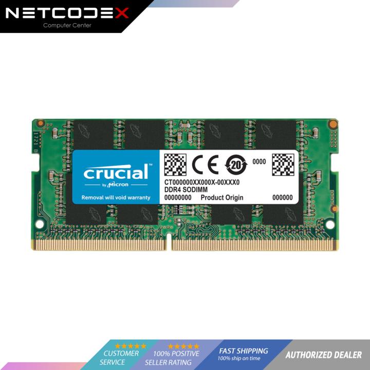 [CT32G4SFD832A] Crucial 32GB 3200MHz DDR4 Dual Rank SODIMM Notebook Memory 