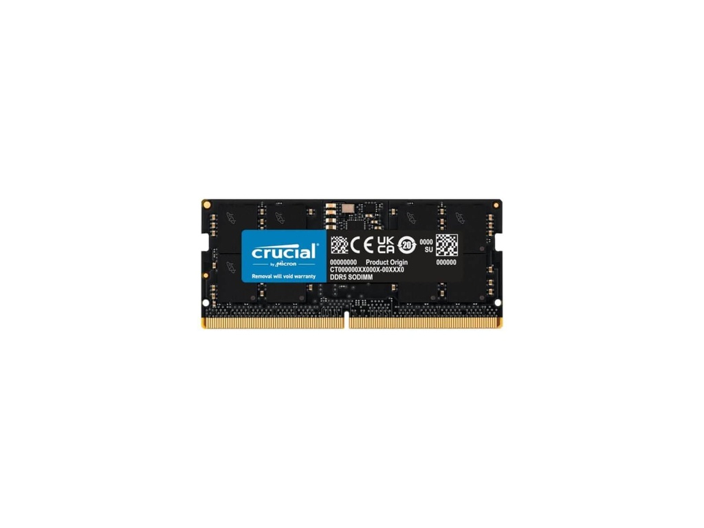 [CT8G56C46S5] Crucial 8GB 5600MHz DDR5 SODIMM Notebook Memory 