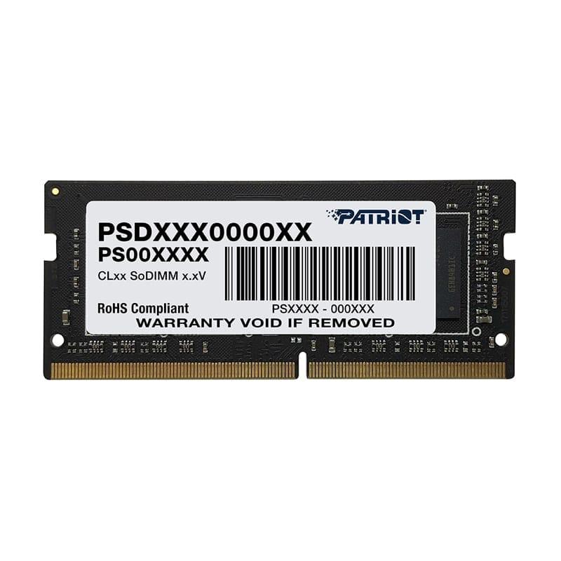 [PSD48G266681S] Patriot Signature Line 8GB DDR4 2666MHz Single Rank SODIMM Notebook Memory 