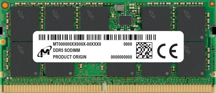 [MTC10C1084S1WC64BR] Micron MTC10C1084S1WC64BR 16GB 6400MHz DDR5 ECC CL52 CSODIMM Memory