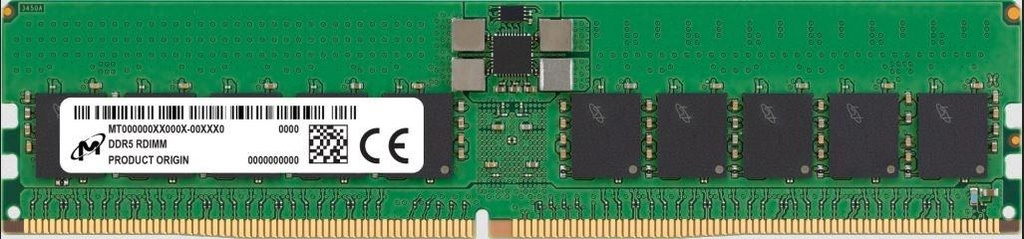 [MTC20C2085S1TC48BA1R] Micron MTC20C2085S1TC48BA1R 32GB 4800MHz DDR5 ECC CL40 UDIMM Memory