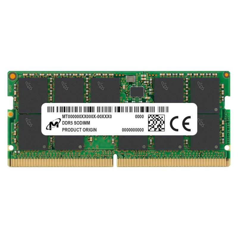 Micron MTC20C2085S1WC64BD1R 32GB 6400MHz DDR5 ECC CL52 CSODIMM Memory