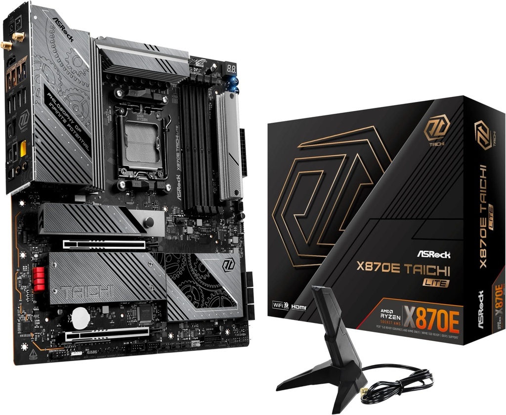 [X870E-TaichiLite] ASRock X870E Tachi Lite AMD AM5 ATX Gaming Motherboard