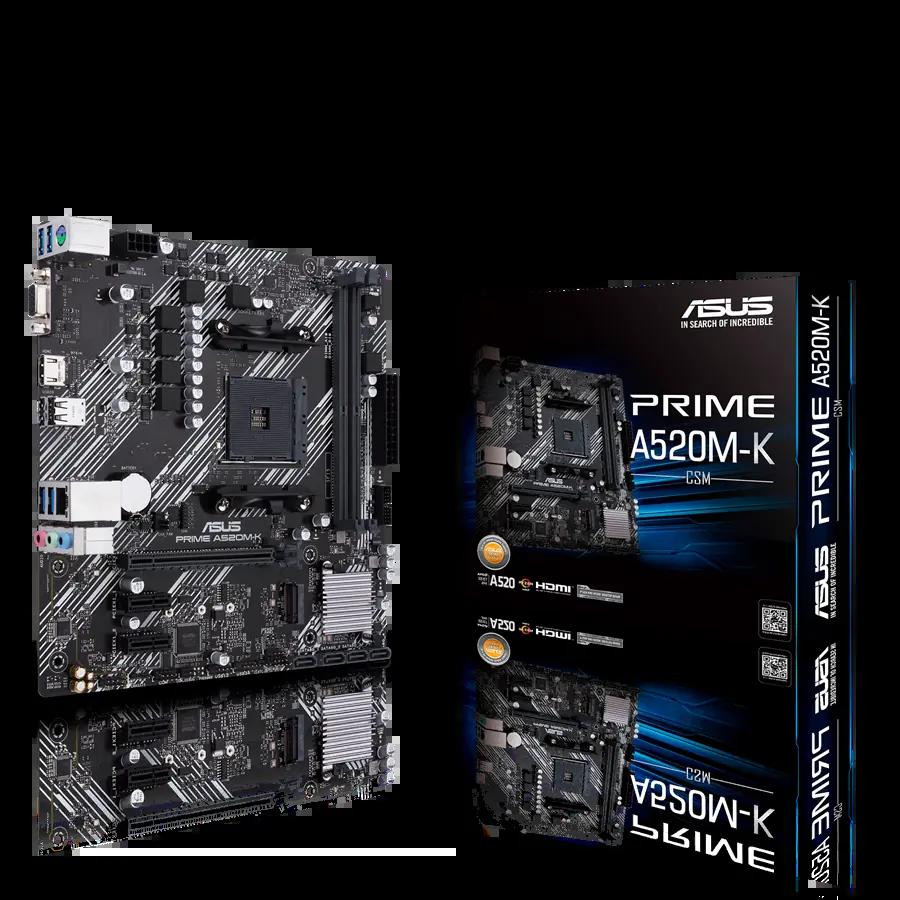[A520M-K-PRIME] ASUS PRIME A520M AM4 M-ATX Gaming Motherboard