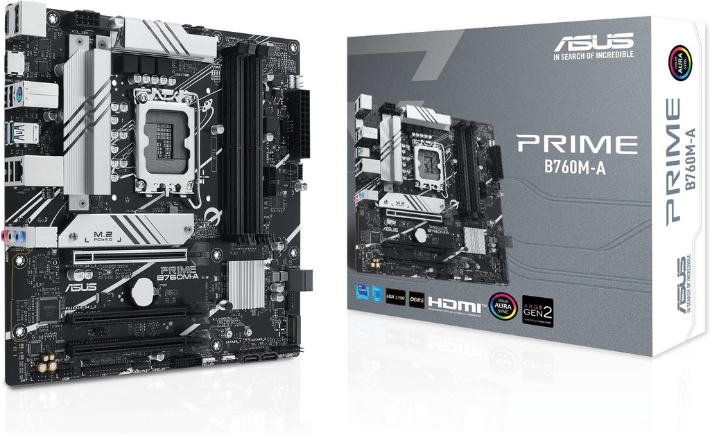 [PRIMEH610M-RD4-SI] ASUS PRIME H610M-R D4 LGA 1700 M-ATX Gaming Motherboard Integration