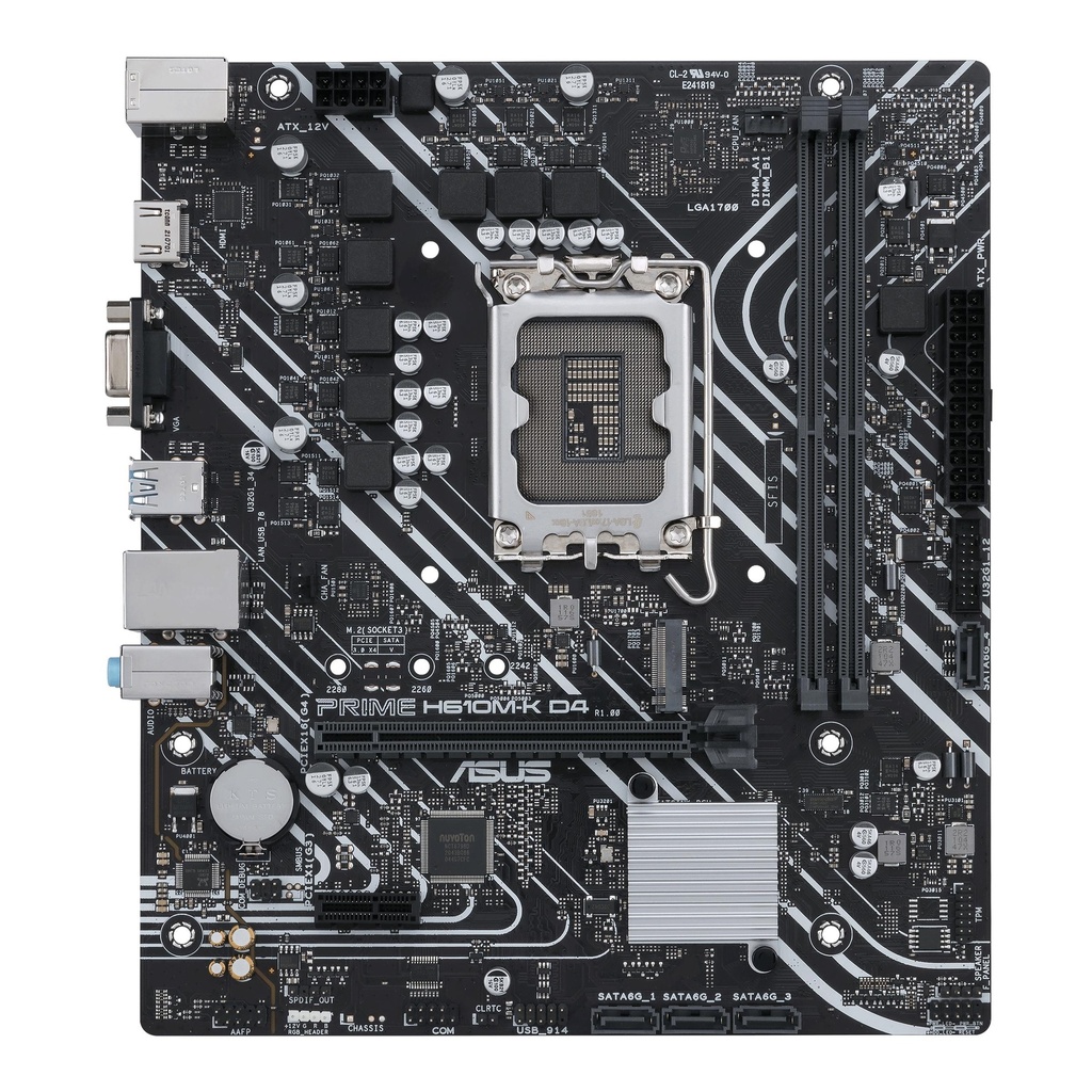 [PRIME_H610M-K_ARGB] ASUS PRIME H610M-K ARGB LGA 1700 M-ATX Gaming Motherboard