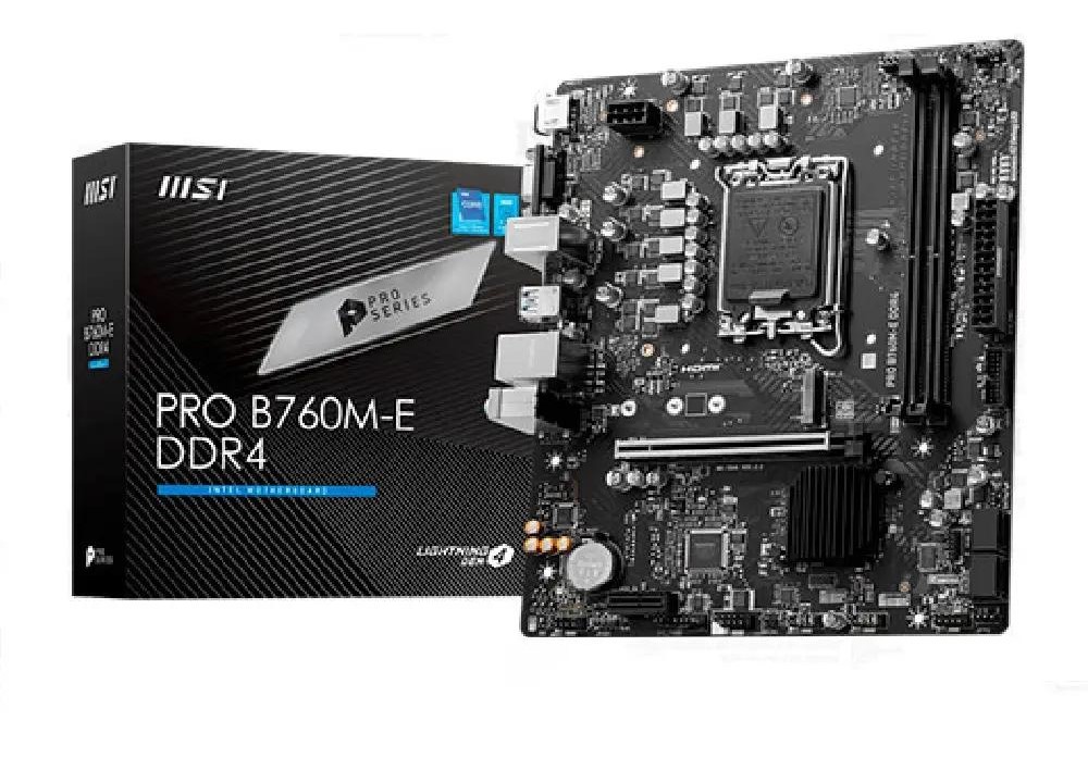 [PROB760M-EDDR5] MSI PRO B760M-E DDR5 Intel LGA1700 mATX Motherboard