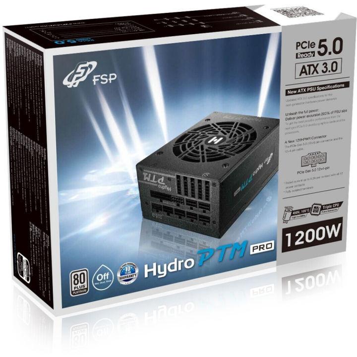[PPA12A1020] FSP Hydro PTM Pro ATX3.0(PCIe) 1200w Fully Modular PSU