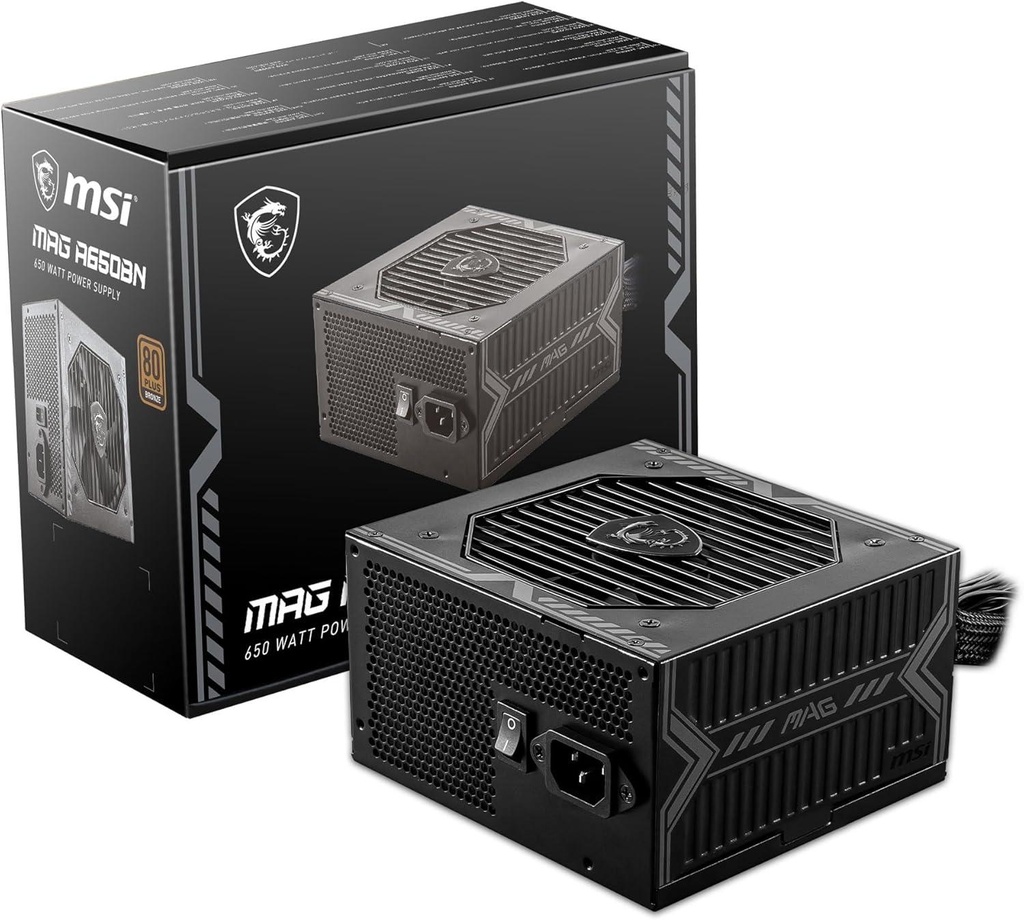 [MAG_A650BN] MSI MAG A650 BN 80 Plus Bronze Non-Modular