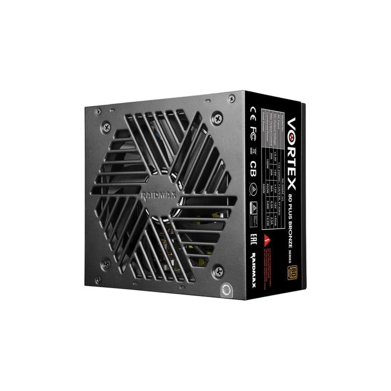 [RX-500AF-V] Raidmax PSU VORTEX 500W 80 Plus Bronze Non-Modular Power Supply