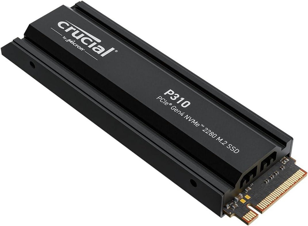 [CT1000P310SSD5] Crucial P310 1TB M.2 Gen4 with Heatsink NVMe 3D NAND SSD